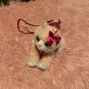 Poochie & Co pink kitten purse